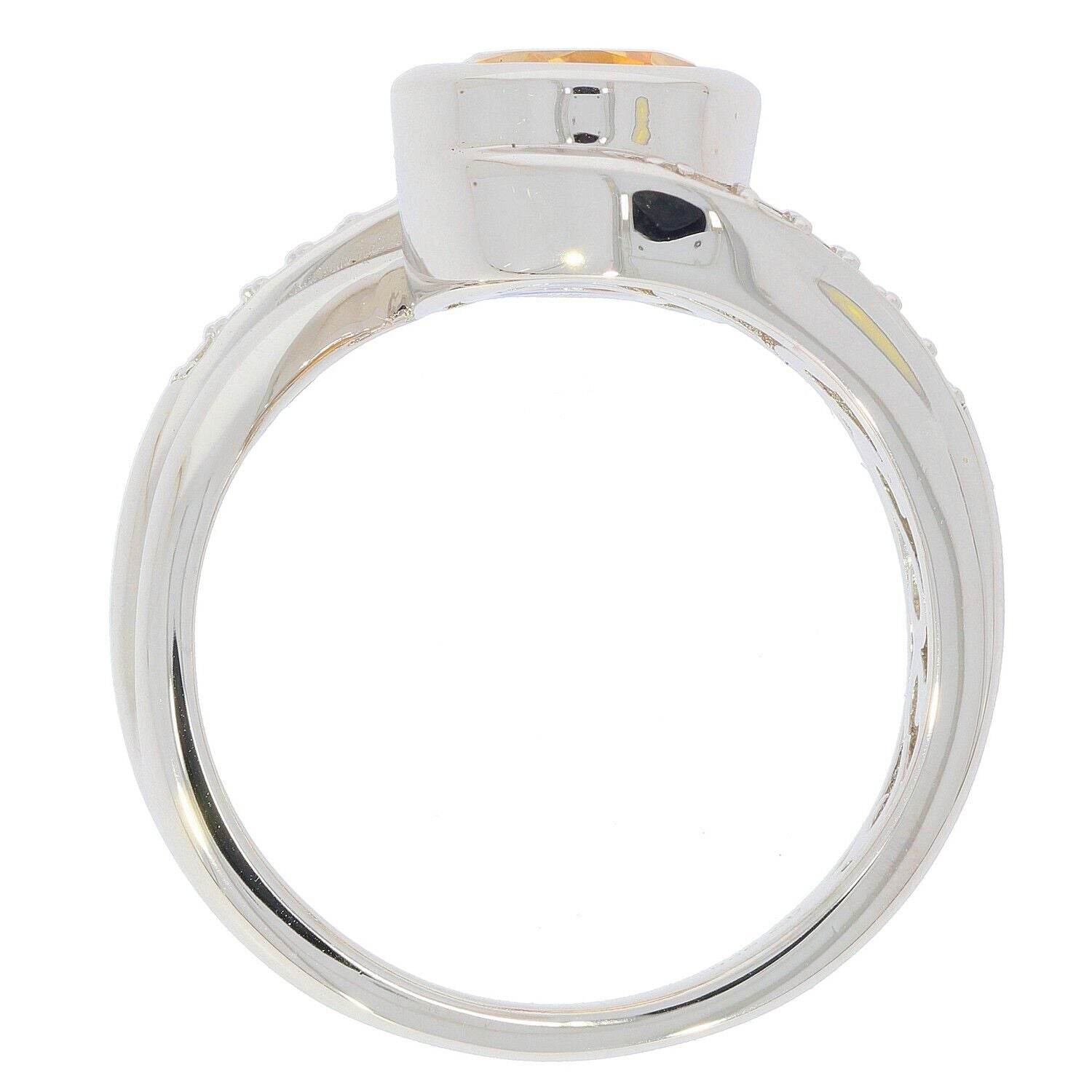 14K Gold Semi Mount Ring Setting Oval OV 9X7mm Full Bezel Bypass Ring Diamond Accent Syzjewelry