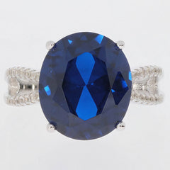 Platinum Semi Mount Ring Setting Oval OV 14X12mm Diamond Accent Syzjewelry