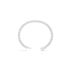 14K Gold Bracelet Semi Mount Setting Tennis Bracelet Oval OV 5x3mm 3 row DHJ