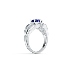 Contemporary Men's Ring Settings Platinum Ring Mounting Round RD 10x10mm Syzjewelry