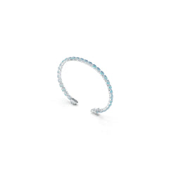 10K Gold Semi Mount Tennis Bracelet Setting OV 6x4mm Cabochon Syzjewelry