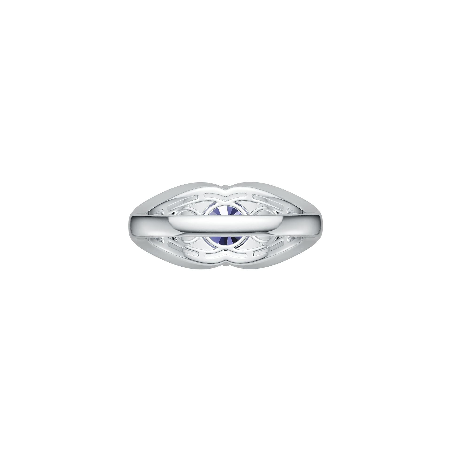 Contemporary Men's Ring Settings 14K Gold Ring Mounting Round RD 10x10mm Syzjewelry