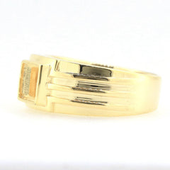 Men's 10K Gold Semi Mount Ring Setting Princess SQ 6.5X6.5mm Syzjewelry