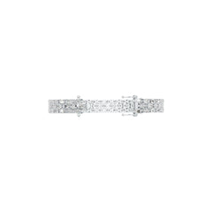 10K Gold Bracelet Semi Mount Setting Tennis Bracelet Oval OV 5x3mm 3 row DHJ