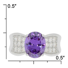 14K Gold Semi Mount Ring Setting Oval OV 10X8mm Diamond Accent DHJ