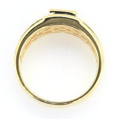 Men's 18K Gold Semi Mount Ring Setting Princess SQ 6.5X6.5mm Syzjewelry