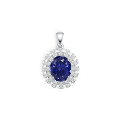 14K Gold Semi Mount Pendant Setting Oval Ov 12x10mm Diamond Accent Syz Jewelry