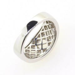 Men's Sterling Silver Semi Mount Ring Setting Round RD 6x6mm Halo Band Solid - Syzjewelry