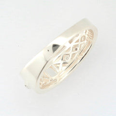 Men's Sterling Silver Semi Mount Ring Setting Oval OV 7X5mm - Syzjewelry