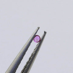 Natural Pink Sapphire Round Faceted Cut Loose Gemstone 1 1.3 1.5 1.7 2 mm lot - Syzjewelry