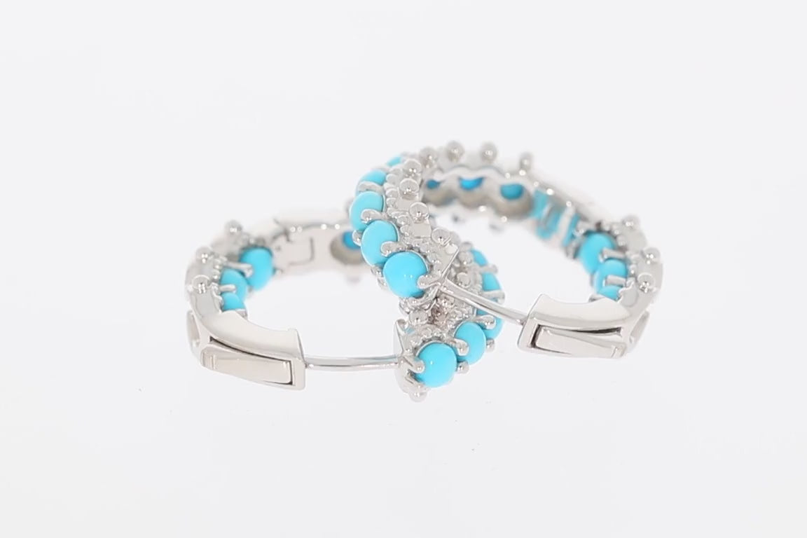 Sterling Silber Halbfassung Ohrringe Fassung Cab rund RD 3x3mm Clip