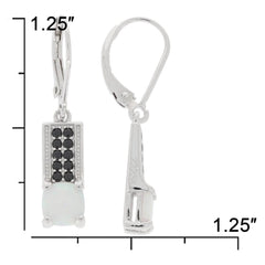 Sterling Silver Semi Mount Earrings Setting Cab Cushion CU 6x6mm - Syzjewelry