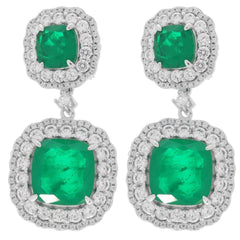 Sterling Silver Semi Mount Earrings Setting Cushion CU 12X12 8X8mm - Syzjewelry