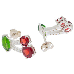 Sterling Silver Semi Mount Earrings Setting Marquise MQ 8X4mm - Syzjewelry