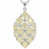 Sterling Silver Semi Mount Pendants Setting CU 5X5mm PE 6x4mm Multiple Stone - Syzjewelry