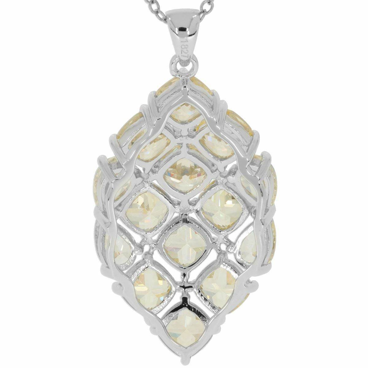 Sterling Silver Semi Mount Pendants Setting CU 5X5mm PE 6x4mm Multiple Stone - Syzjewelry