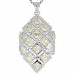 Sterling Silver Semi Mount Pendants Setting CU 5X5mm PE 6x4mm Multiple Stone - Syzjewelry