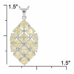 Sterling Silver Semi Mount Pendants Setting CU 5X5mm PE 6x4mm Multiple Stone - Syzjewelry