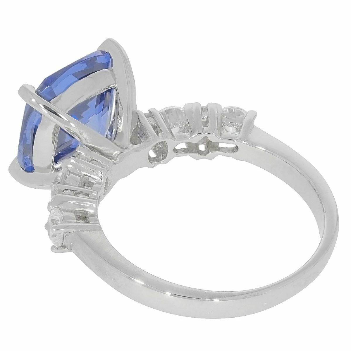 Sterling Silver Semi Mount Ring Setting Cushion CU 10X10mm White Topaz Accent - Syzjewelry