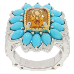 Sterling Silver Semi Mount Ring Setting Cushion CU 14X10mm PE5x3 OV5x3 - Syzjewelry