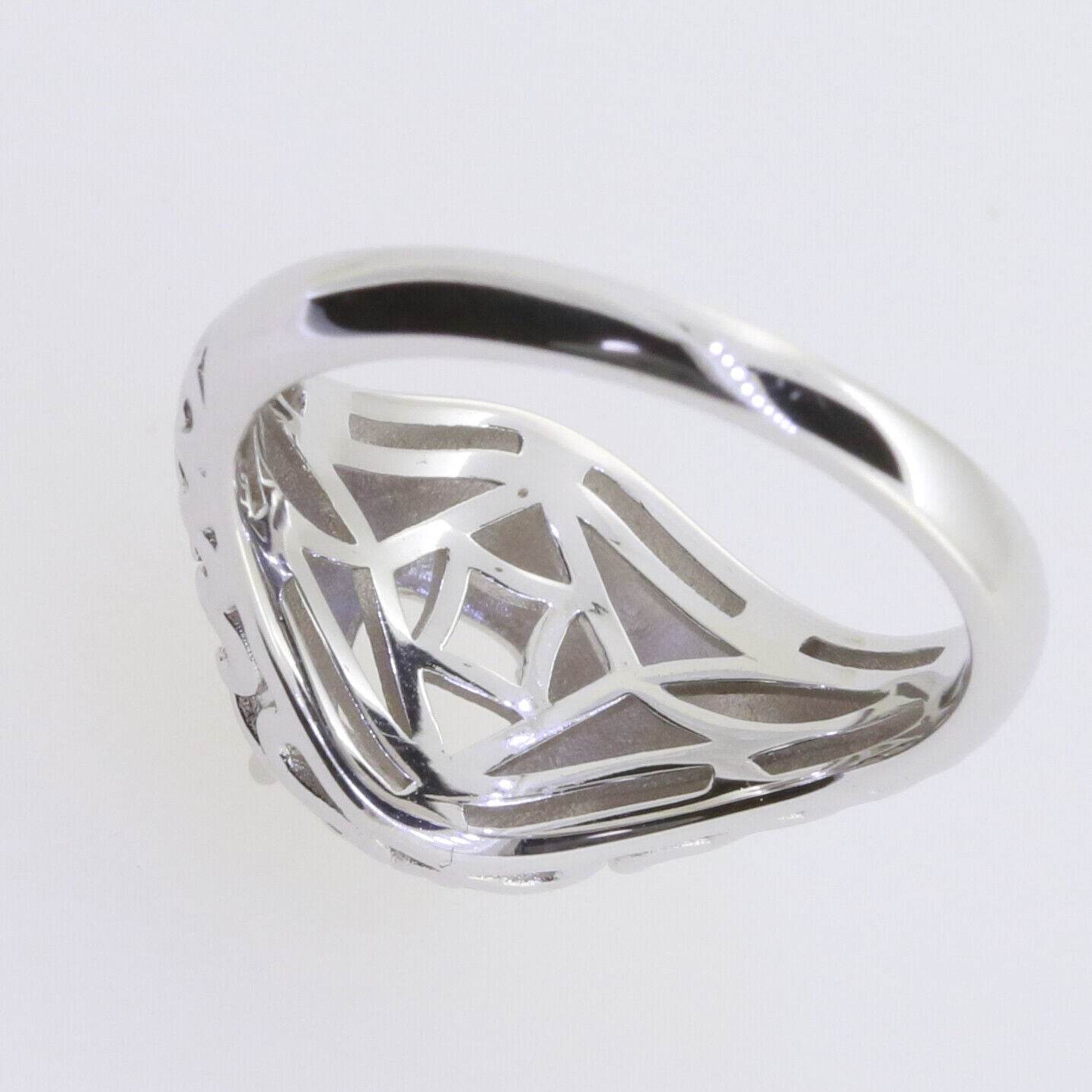 Sterling Silver Semi Mount Ring Setting Cushion CU 6x6mm Vintage Repro - Syzjewelry