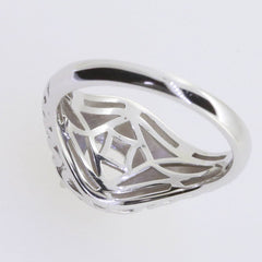 Sterling Silver Semi Mount Ring Setting Cushion CU 6x6mm Vintage Repro - Syzjewelry