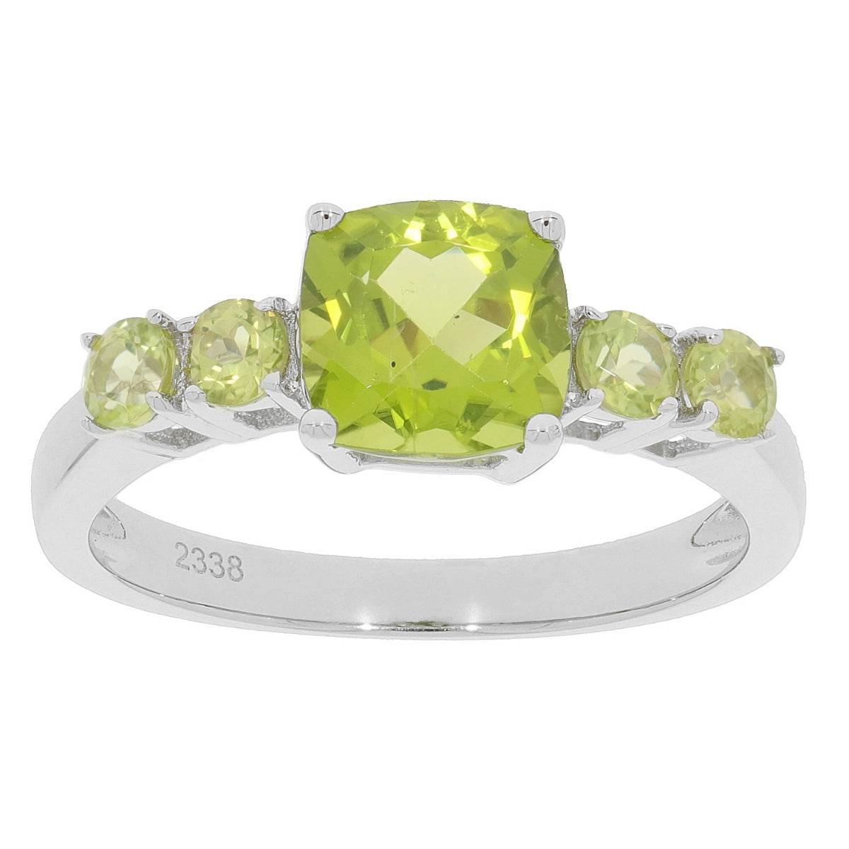 Sterling Silver Semi Mount Ring Setting Cushion CU 7X7mm 5 Stones - Syzjewelry