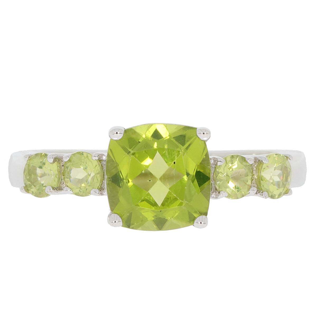 Sterling Silver Semi Mount Ring Setting Cushion CU 7X7mm 5 Stones - Syzjewelry