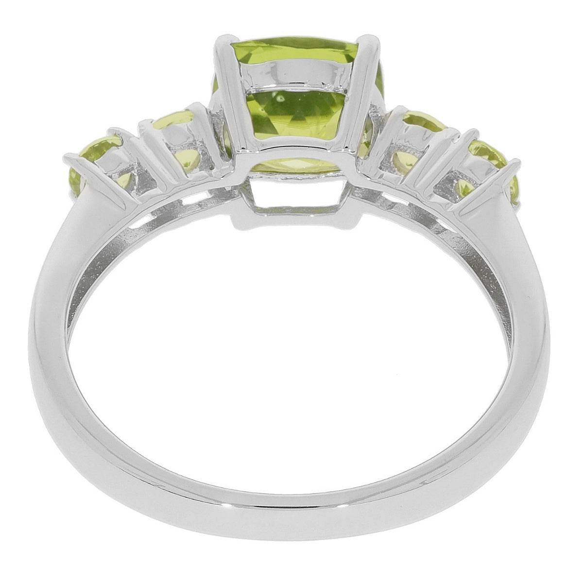 Sterling Silver Semi Mount Ring Setting Cushion CU 7X7mm 5 Stones - Syzjewelry