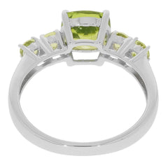 Sterling Silver Semi Mount Ring Setting Cushion CU 7X7mm 5 Stones - Syzjewelry