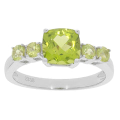 Sterling Silver Semi Mount Ring Setting Cushion CU 7X7mm 5 Stones - Syzjewelry