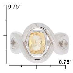 Sterling Silver Semi Mount Ring Setting Cushion CU 8X6mm - Syzjewelry