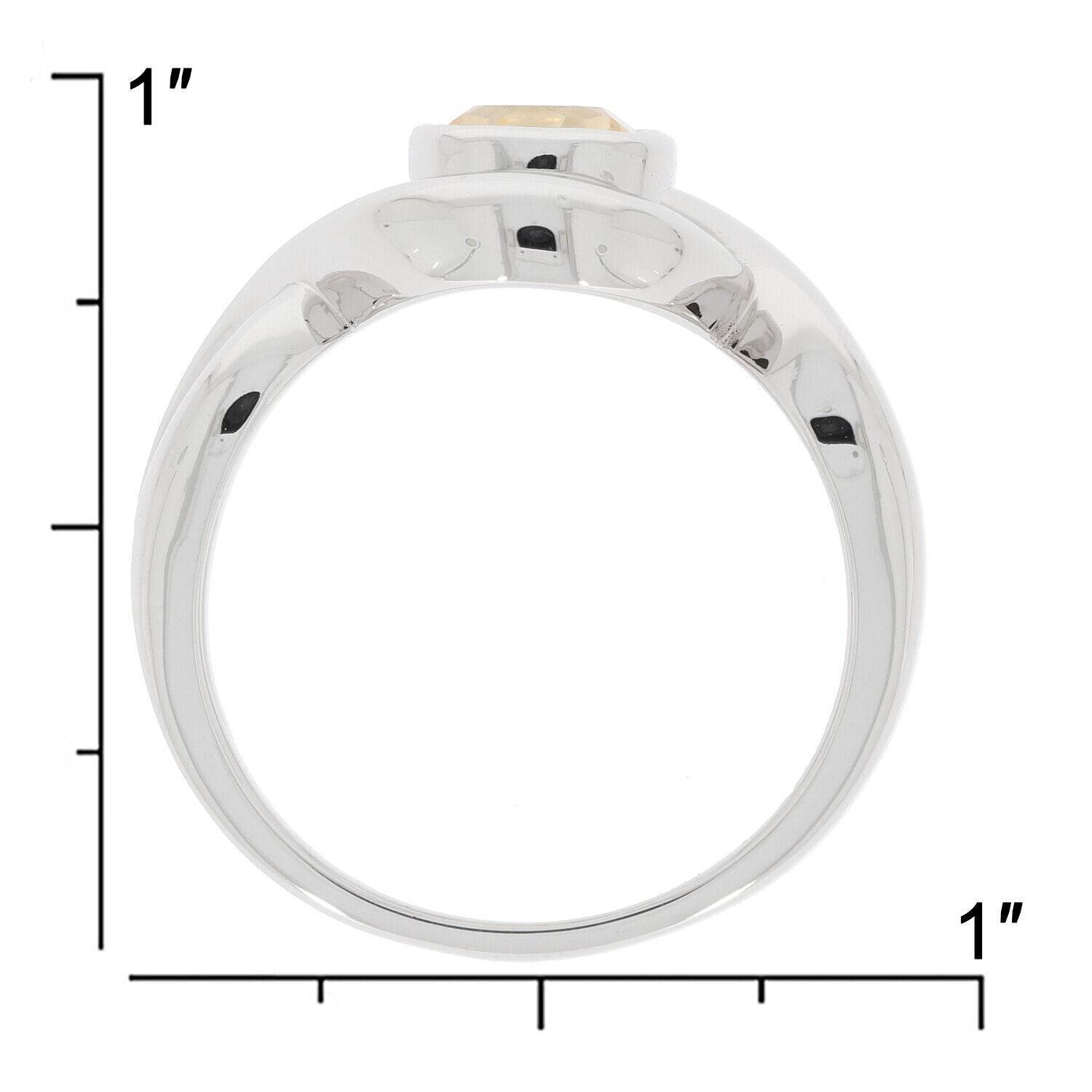 Sterling Silver Semi Mount Ring Setting Cushion CU 8X6mm - Syzjewelry