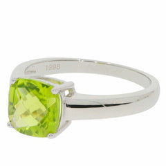 Sterling Silver Semi Mount Ring Setting Cushion CU 8X8mm White Topaz - Syzjewelry