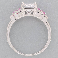 Sterling Silver Semi Mount Ring Setting Emerald OCT 9X7mm - Syzjewelry