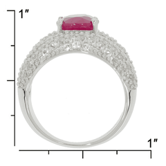 Sterling Silver Semi Mount Ring Setting Oval OV 10x8mm Topaz Dome Ring 3360 - Syzjewelry