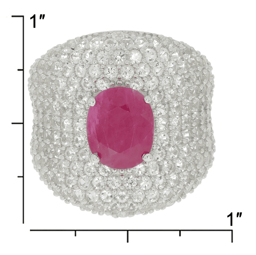 Sterling Silver Semi Mount Ring Setting Oval OV 10x8mm Topaz Dome Ring 3360 - Syzjewelry