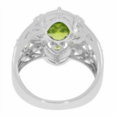 Sterling Silver Semi Mount Ring Setting Oval OV 9x7mm White Topaz N0239PJC22 - Syzjewelry