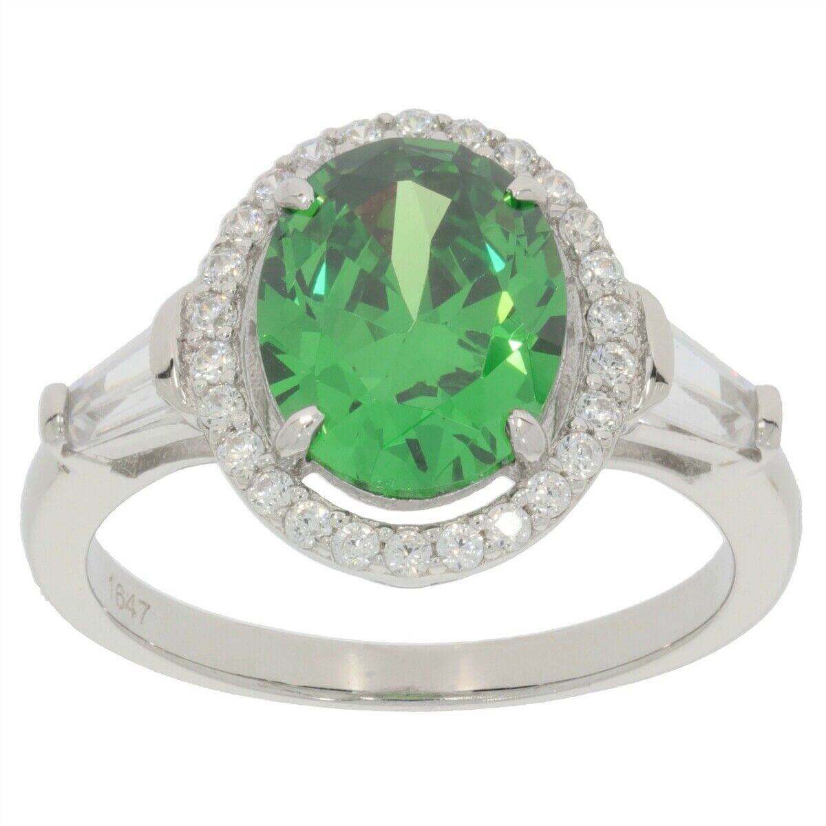 Sterling Silver Semi Mount Ring Setting Oval OV 10x8mm White Topaz Halo - Syzjewelry