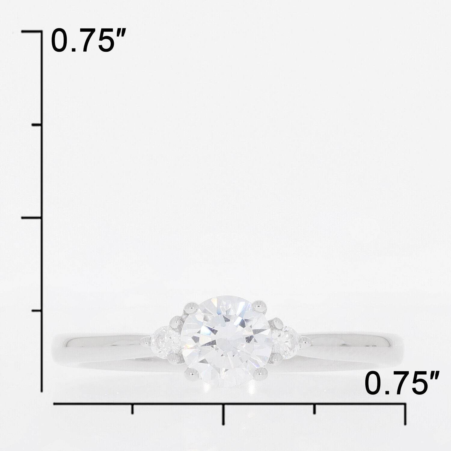 Sterling Silver Semi Mount Ring Setting Round RD 5X5mm - Syzjewelry