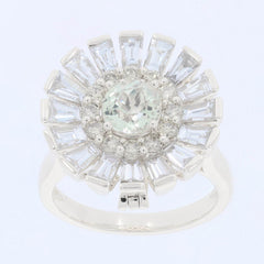 Sterling Silver Semi Mount Ring Setting Round RD 6x6mm Solid R24459 - Syzjewelry