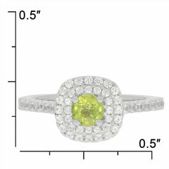 Sterling Silver Semi Mount Ring Setting Round RD 4.5x4.5mm White Topaz - Syzjewelry