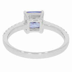 Sterling Silver Semi Mount Ring Setting SQ 6.5X6.5mm Solitaire - Syzjewelry