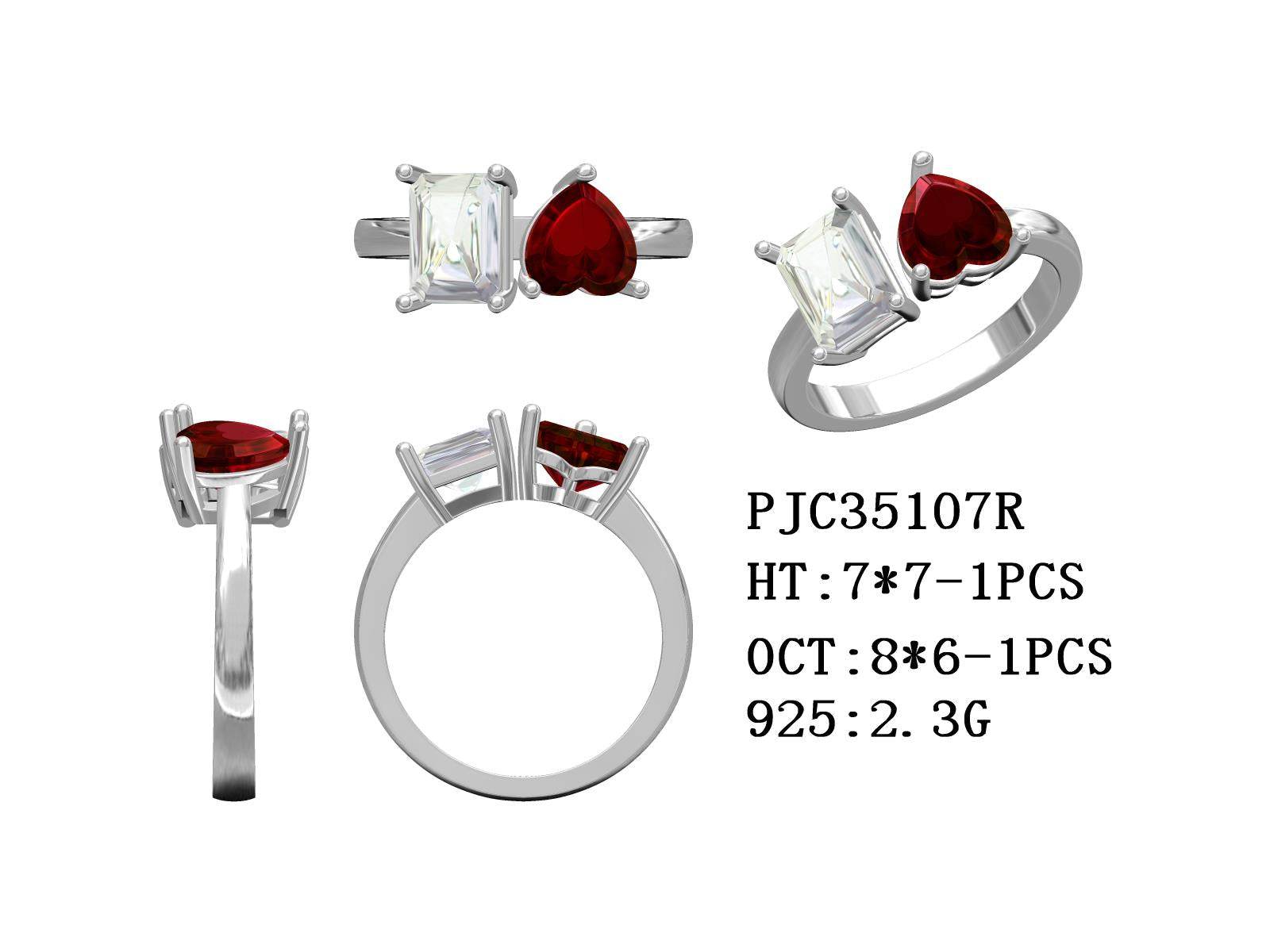 Sterling Silver Toi et Moi Ring Setting Only – Heart & Love HT 7x7mm OCT 8x6mm Moi et Toi Semi Mount Engagement Ring - Syzjewelry