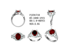 Sterling Silver Semi Mount Ring Setting Oval OV 10X8mm - Syzjewelry