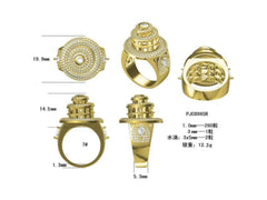 Sterling Silver Semi Mount Ring Setting Pear PE 5X3mm - Syzjewelry