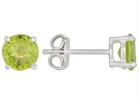 Sterling Silver Semi Mount Earrings Setting Round RD 6x6mm - Syzjewelry