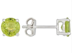 Sterling Silver Semi Mount Earrings Setting Round RD 6x6mm - Syzjewelry