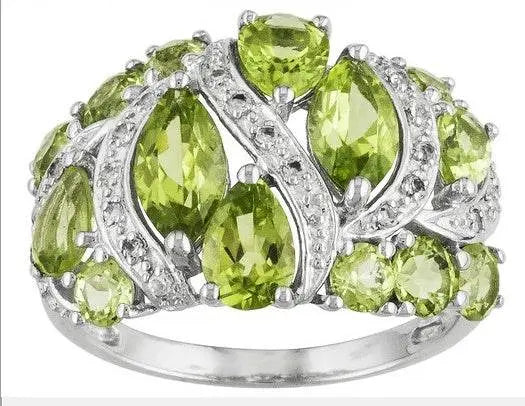 Sterling Silver Semi Mount Ring Setting Pear PE 7X5mm - Syzjewelry