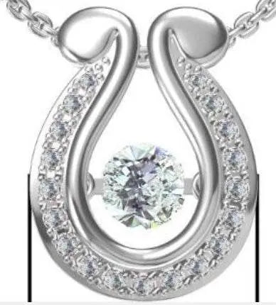 Sterling Silver Semi Mount Pendant Setting Round RD 5x5mm - Syzjewelry